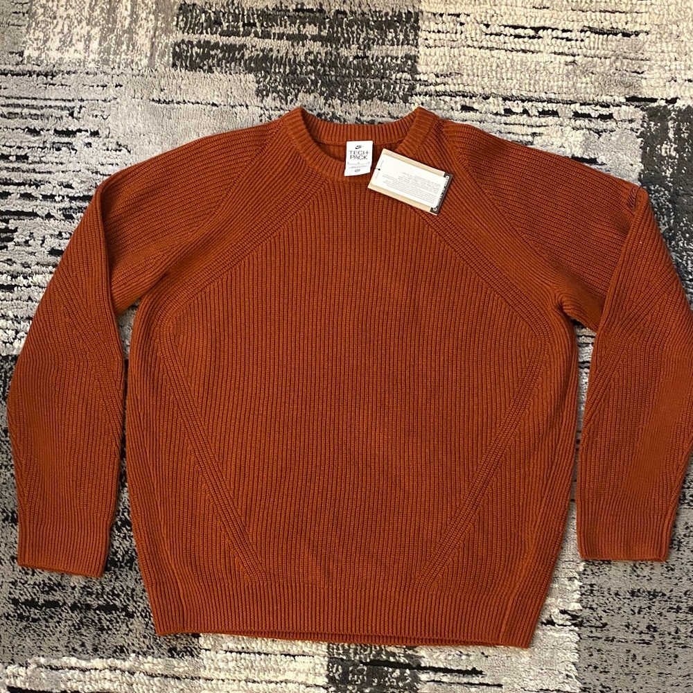 New Men’s Nike Tech Pack Knit Sweater Medium